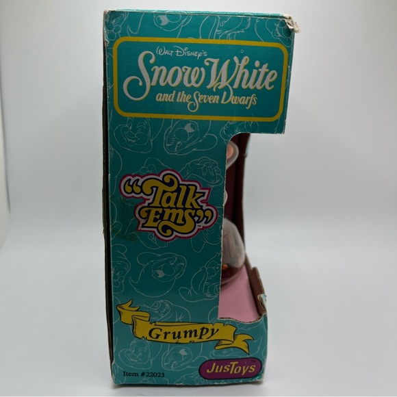 Walt Disney Snow White and the Seven Dwarfs Just Toy Talk Ems Grumpy (NO SOUND) - Picture 3 of 7